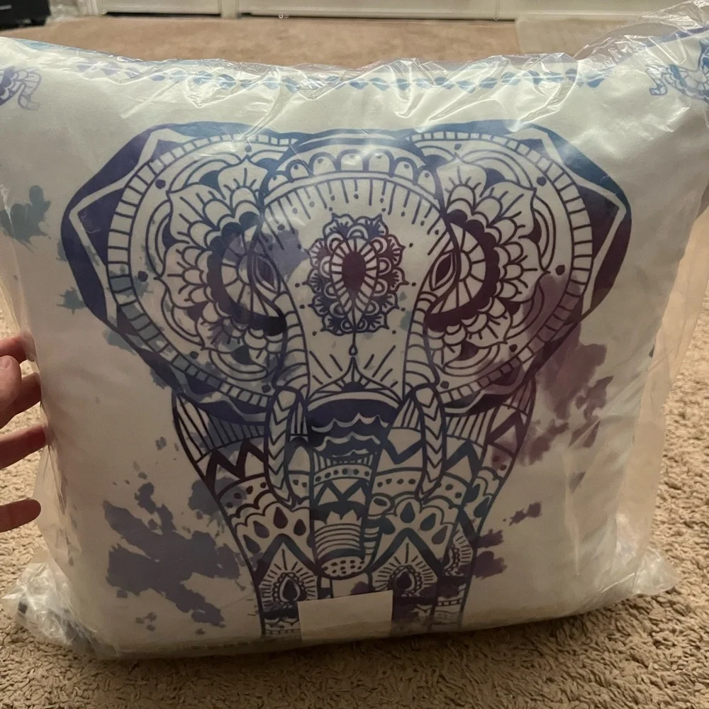 Boho 2 pack velvet throw pillows